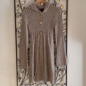 Hooke Up by IOT Hooded Sweater/Duster